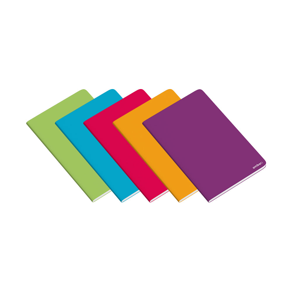 Bluepixel Equipamentos e Serviços Informáticos Lda | Caderno A4 Pautado Agrafado PP Âmbar School 48 Folhas Ambar Cadernos Agrafados