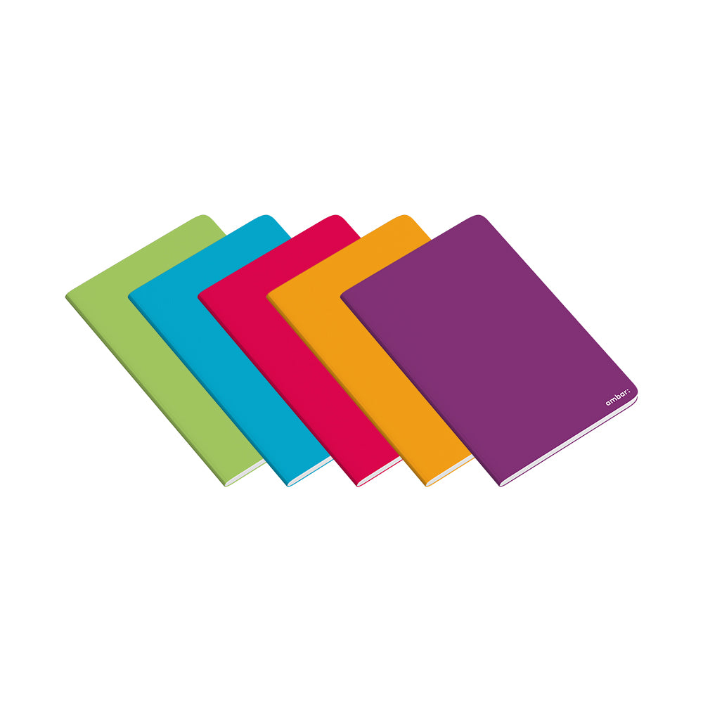 Bluepixel Equipamentos e Serviços Informáticos Lda | Caderno A4 Quadriculado PP Ambar Sortido 48 Folhas Ambar Cadernos Agrafados
