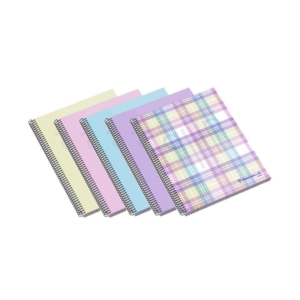 Bluepixel Equipamentos e Serviços Informáticos Lda | Caderno Espiral A4 Quadriculado Ambar Pastel WB – 1 unidade Ambar Cadernos Espiral