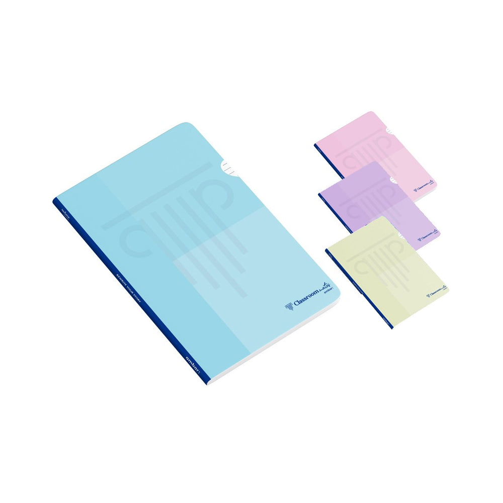 Bluepixel Equipamentos e Serviços Informáticos Lda | Caderno A4 Pautado Agrafado PP Âmbar Pastel 48 Folhas Ambar Cadernos Agrafados