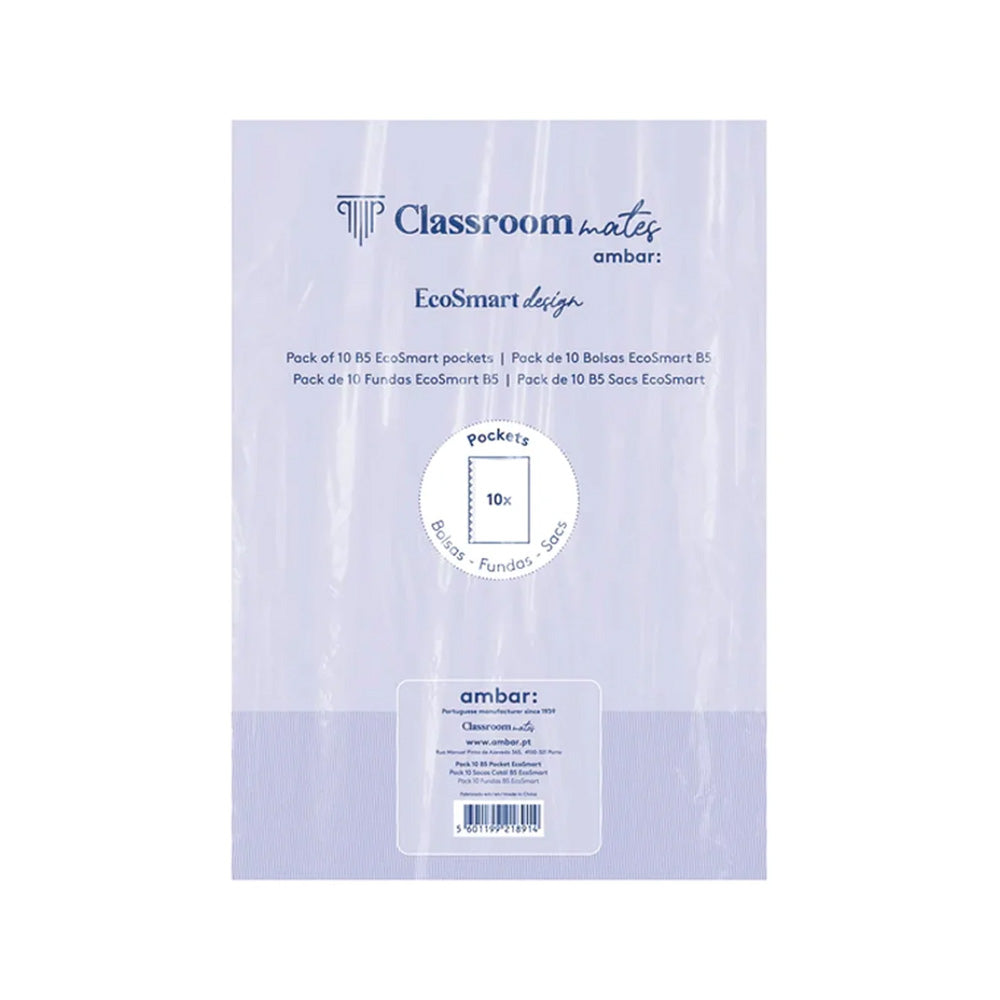 Bluepixel Equipamentos e Serviços Informáticos Lda | Carrinho de 10 Micas EcoSmart Ambar B5 para Caderno Ambar Cadernos EcoSmart