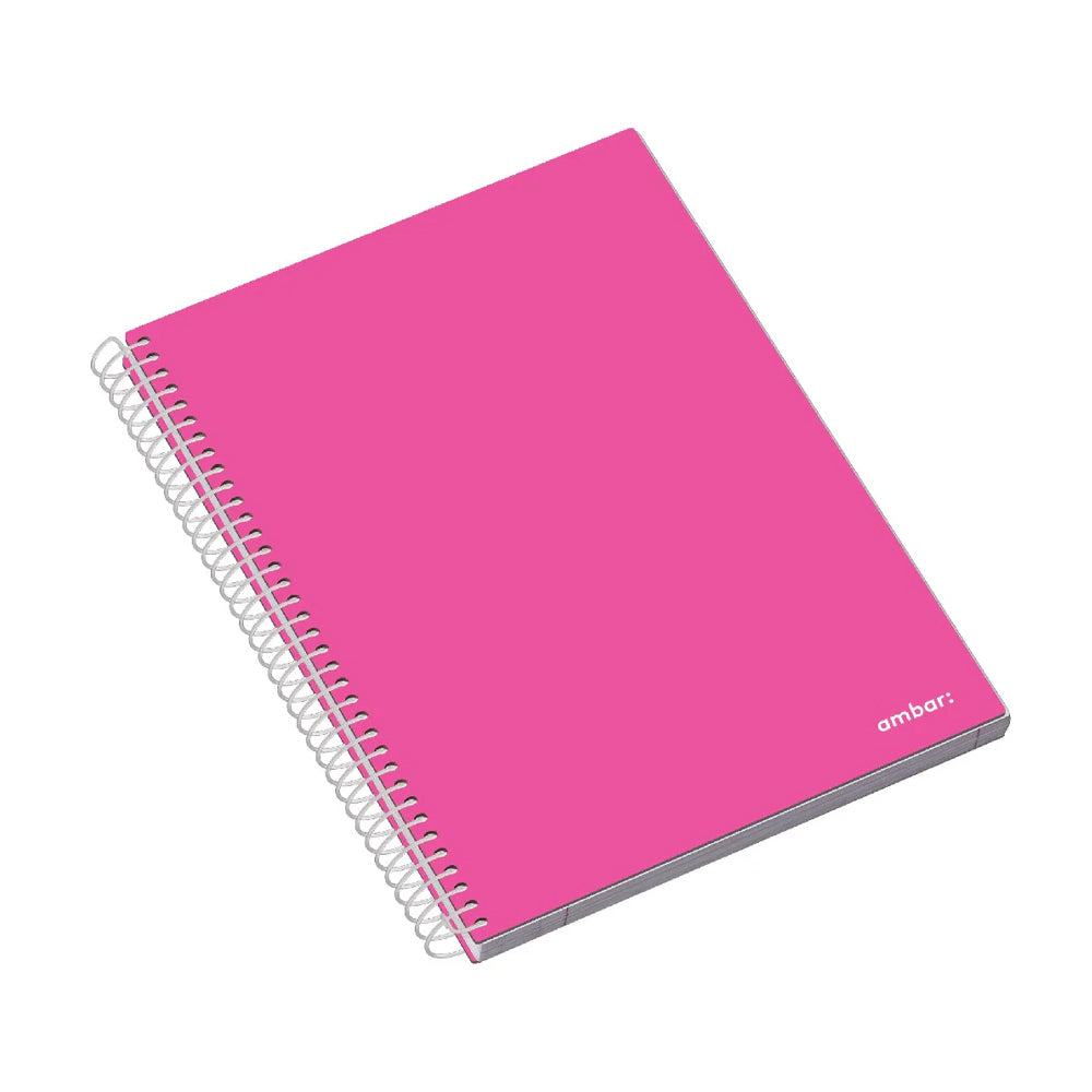 Bluepixel Equipamentos e Serviços Informáticos Lda | Caderno Espiral A4 Ambar School, Capa Dura, 120 Folhas Ambar Cadernos Espiral