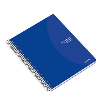 Bluepixel Equipamentos e Serviços Informáticos Lda | Caderno Espiral A5 Quadriculado 70g Ambar Azul 80 Folhas Ambar Cadernos Espiral