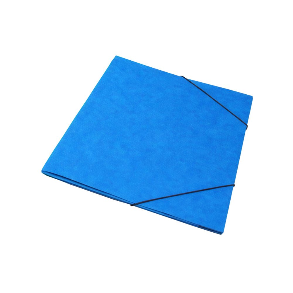 Bluepixel Equipamentos e Serviços Informáticos Lda | Pasta Cartão Hidráulico A4 com Abas e Elásticos - Roma19 Azul Roma Pastas