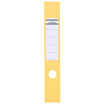Bluepixel Equipamentos e Serviços Informáticos Lda | Etiquetas Adesivas Lombada 060x390mm Amarelo L60 – 10 unidades Durable Etiquetas