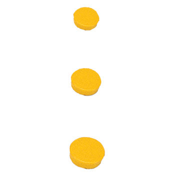 Bluepixel Equipamentos e Serviços Informáticos Lda | Magnetos Amarelos 30mm Pack 10 unidades | IM130209 Bi-Office Magnetos