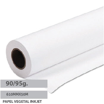 Bluepixel Equipamentos e Serviços Informáticos Lda | Papel Vegetal InkJet 90/95g 610mmx50m - Pack com 1 Rolo Outros Vegetal