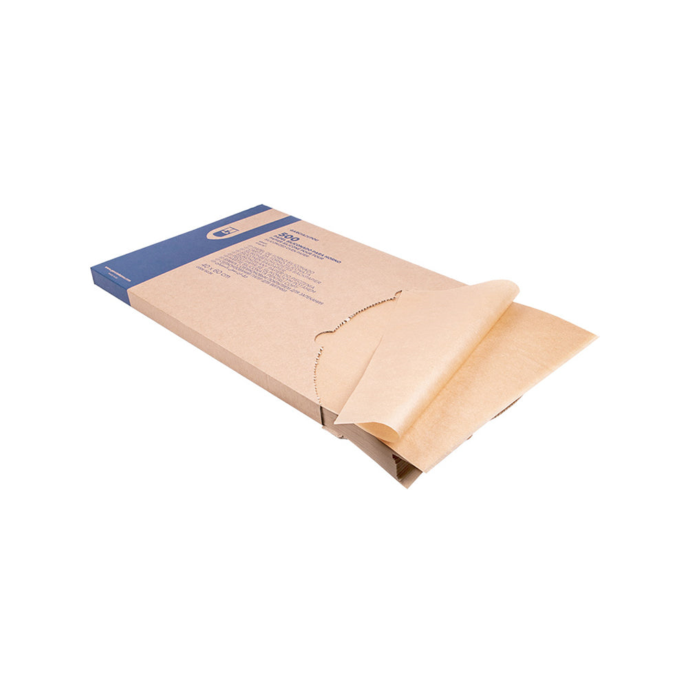Papel Forno Siliconizado 40g/m2 40x60cm Kraft 500un