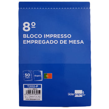 Bluepixel Equipamentos e Serviços Informáticos Lda | Bloco Empregado de Mesa Duplicado para Restaurante Neutral Blocos Pré-Impressos