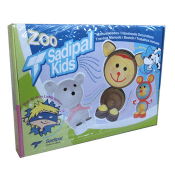 Bluepixel Equipamentos e Serviços Informáticos Lda | Kit de Montagem de Cartão Sadipal Kids Zoo | Brinquedo Educativo Sadipal Conjuntos e Kits