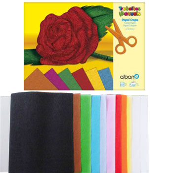 Bluepixel Equipamentos e Serviços Informáticos Lda | Papel Crepe Sortido 24x31cm – Bloco com 20 Folhas Neutral Crepe