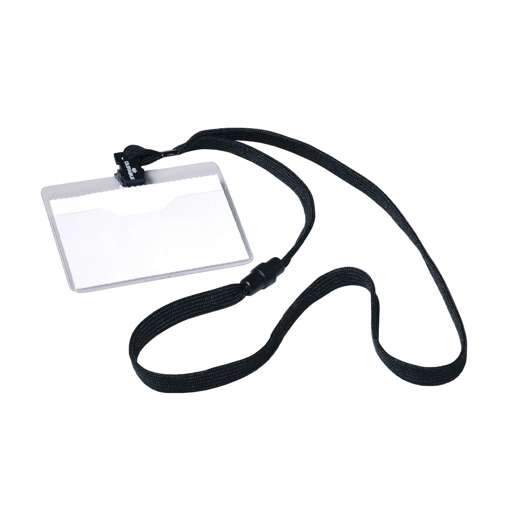 Bluepixel Equipamentos e Serviços Informáticos Lda | Porta-Nomes Horizontal 90x60mm com 10 Fitas | Organizadores Durable Porta Cartões de Visita