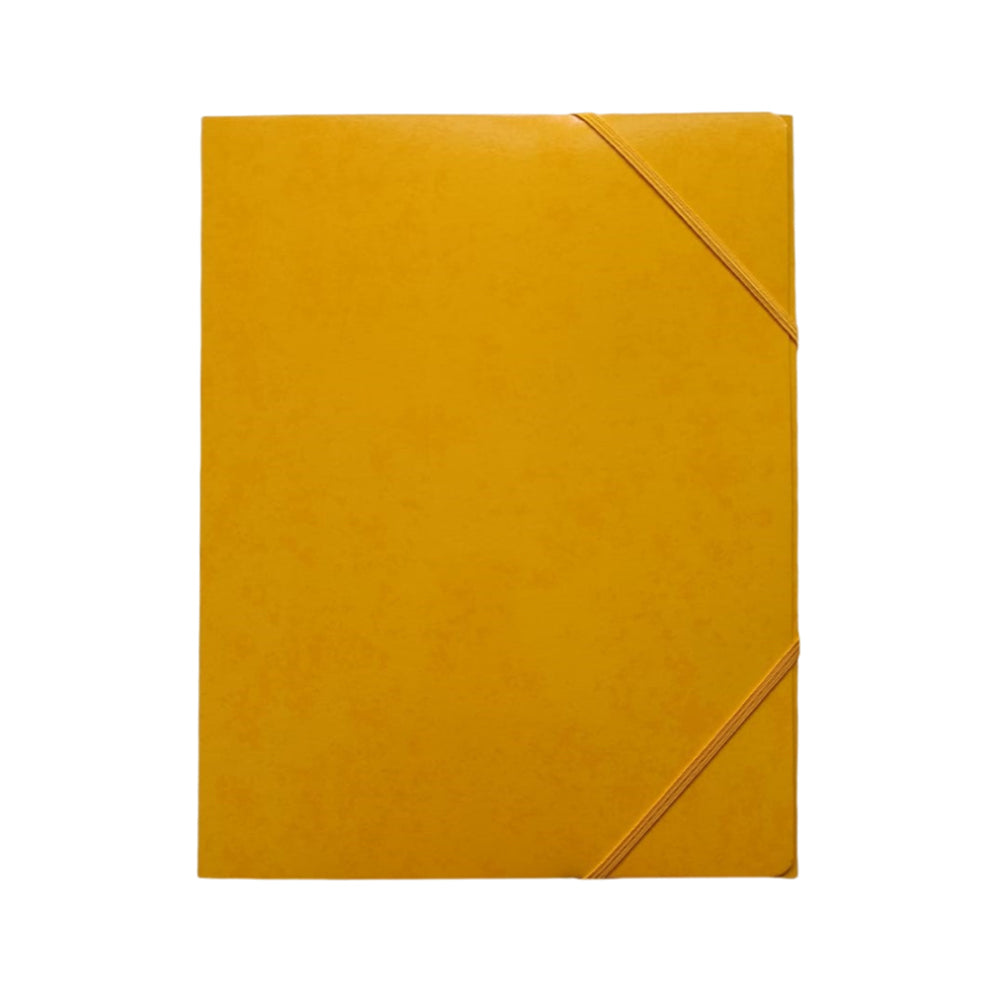 Bluepixel Equipamentos e Serviços Informáticos Lda | Pasta Cartão A4 com Elásticos, 3 Abas, Amarelo | Organize Documentos Neutral Pastas
