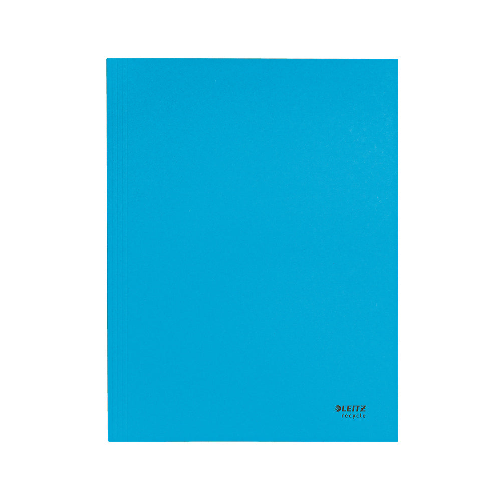 Bluepixel Equipamentos e Serviços Informáticos Lda | Pasta Cartão Recycle A4 com 3 Abas Azul - Organize Seus Documentos Leitz Pastas