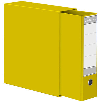 Bluepixel Equipamentos e Serviços Informáticos Lda | Pasta de Arquivo com Cx Fixa L40 310x290 Amarelo | Ref 202CC Cartonex Pastas Arquivo
