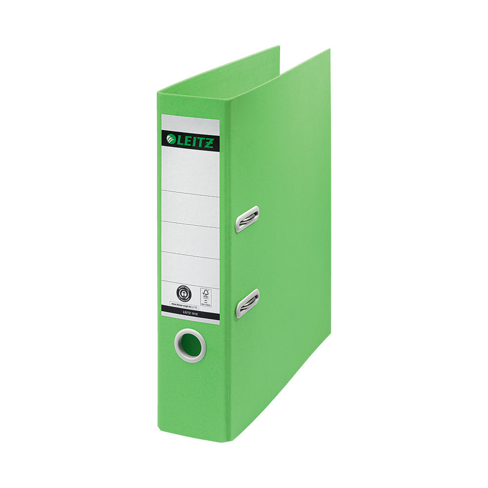 Bluepixel Equipamentos e Serviços Informáticos Lda | Pasta Arquivo Eco Recycle 80L 320x285mm Verde para Documentos Leitz Pastas Arquivo