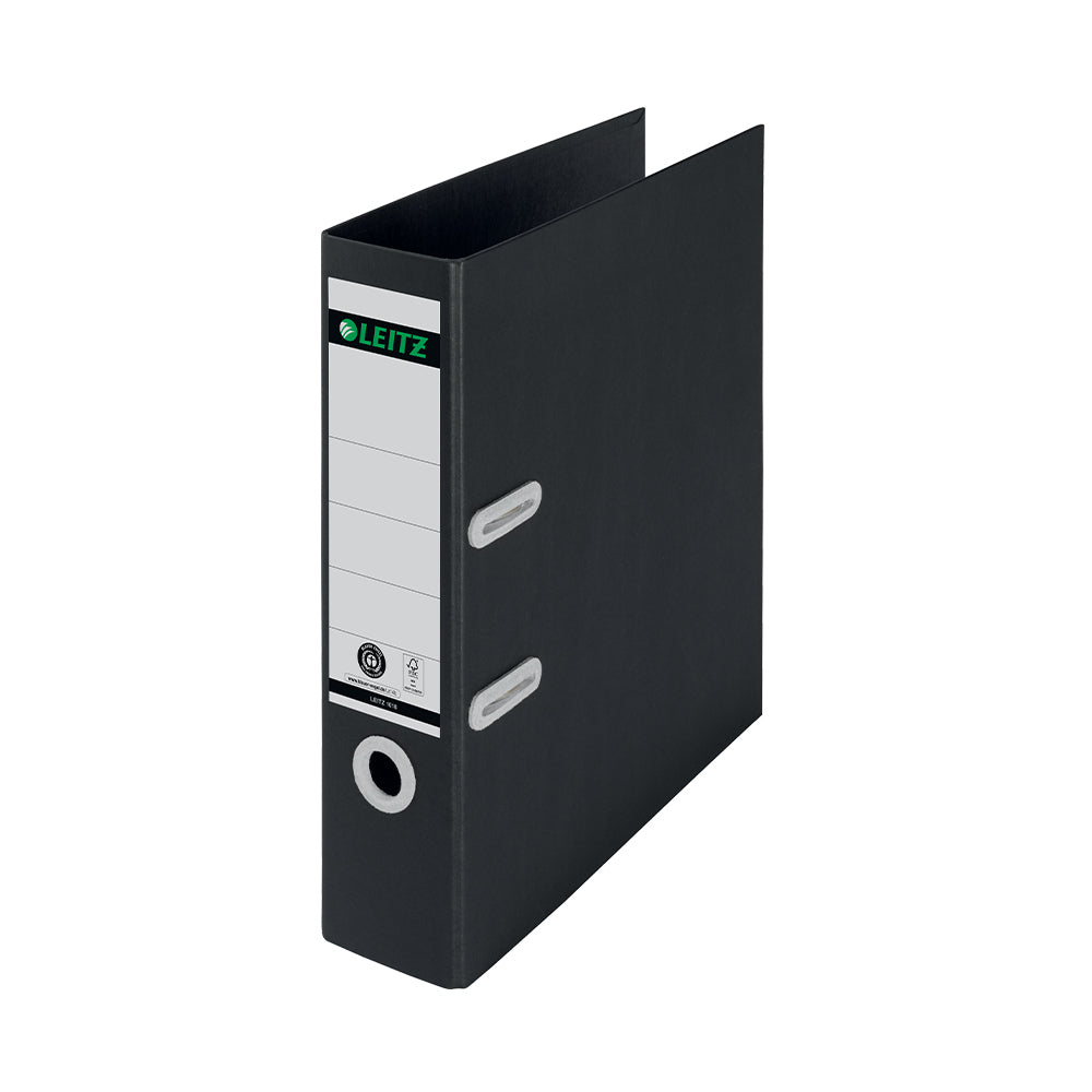 Bluepixel Equipamentos e Serviços Informáticos Lda | Pasta Arquivo L80 Recycle Preto 320x285mm - Organização e Sustentabilidade Leitz Pastas Arquivo