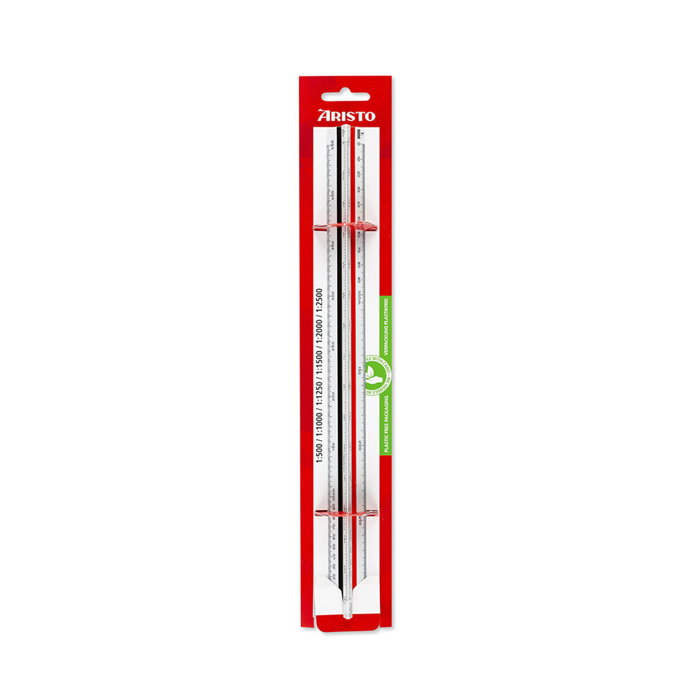 Bluepixel Equipamentos e Serviços Informáticos Lda | Régua Triangular 30cm Aristo AR23705EB - Ferramenta de Precisão Aristo Réguas de Escala