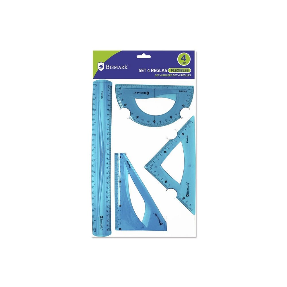 Bluepixel Equipamentos e Serviços Informáticos Lda | Conjunto de Geometria Flexível 4 Peças – Cores Sortidas Neutral Packs
