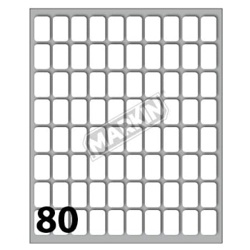 Bluepixel Equipamentos e Serviços Informáticos Lda | Etiquetas 016x010mm — 800 unidades, código 12 Markin Markin Etiquetas