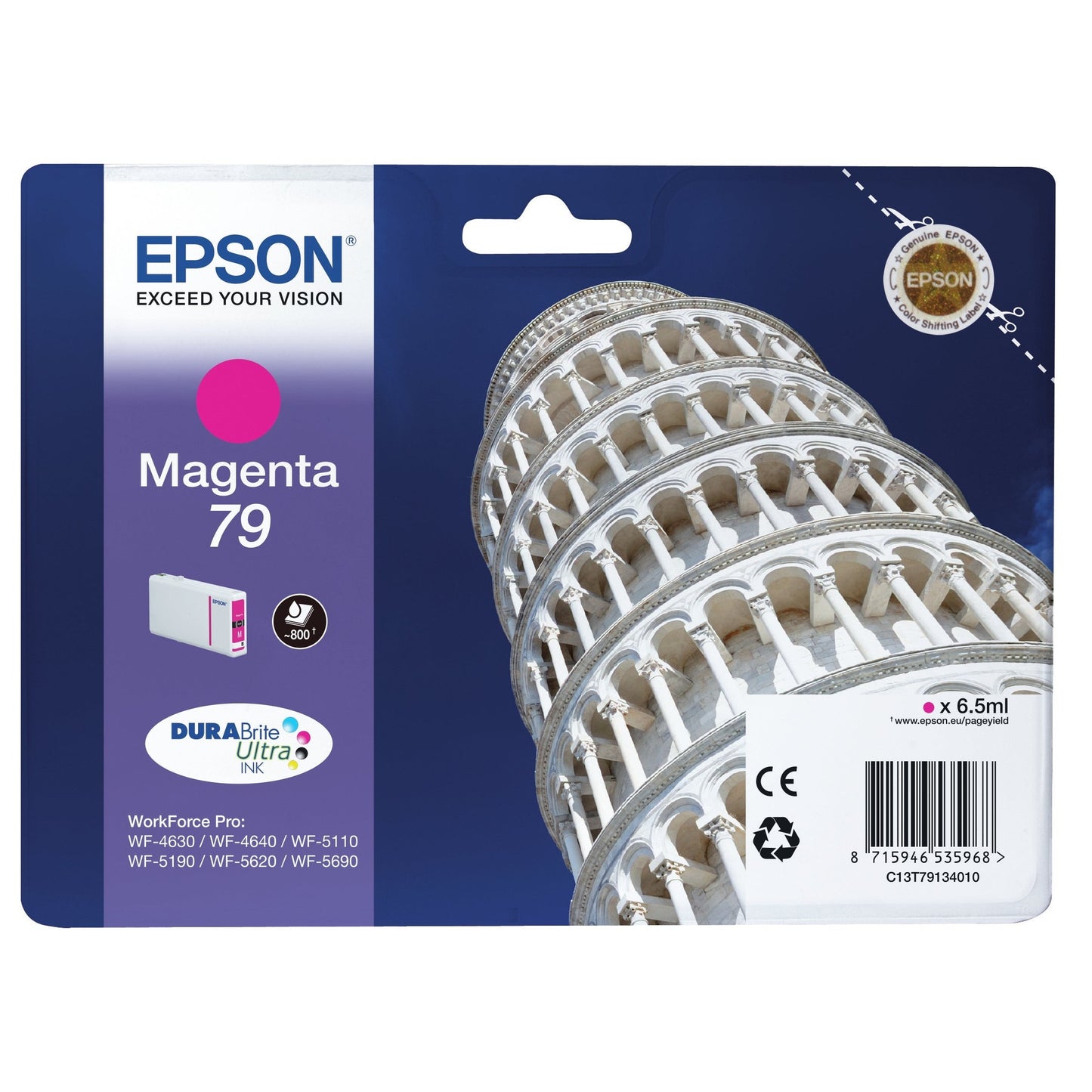 Tinteiro EPSON T79 Magenta L - WorkForce Pro WF-46xx/51xx/56xx Epson