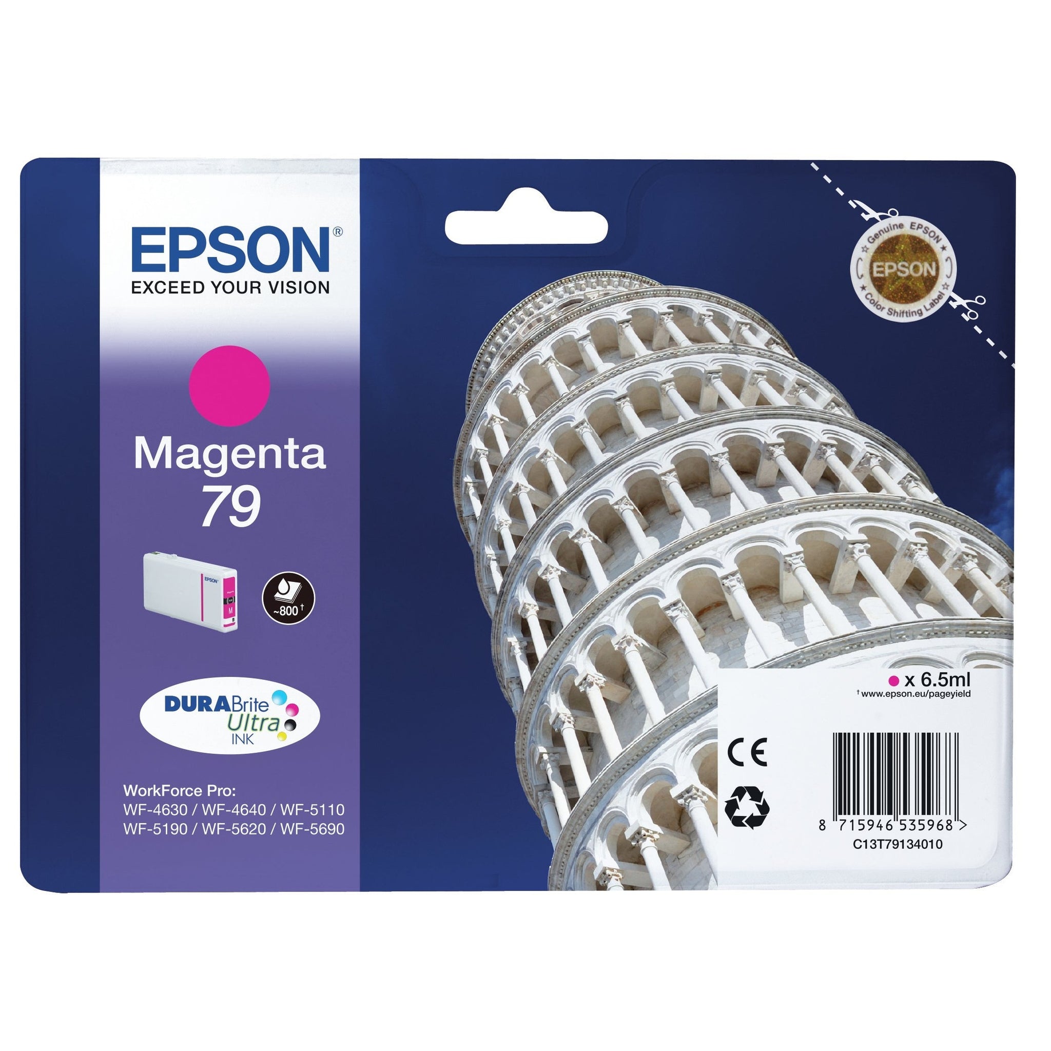 Tinteiro EPSON T79 Magenta L - WorkForce Pro WF-46xx/51xx/56xx Epson