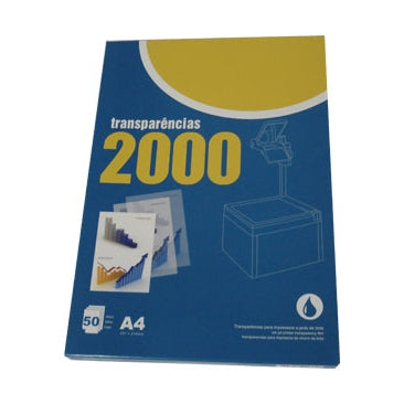Transparências Inkjet A4 com Tira Removível — 50 Folhas
