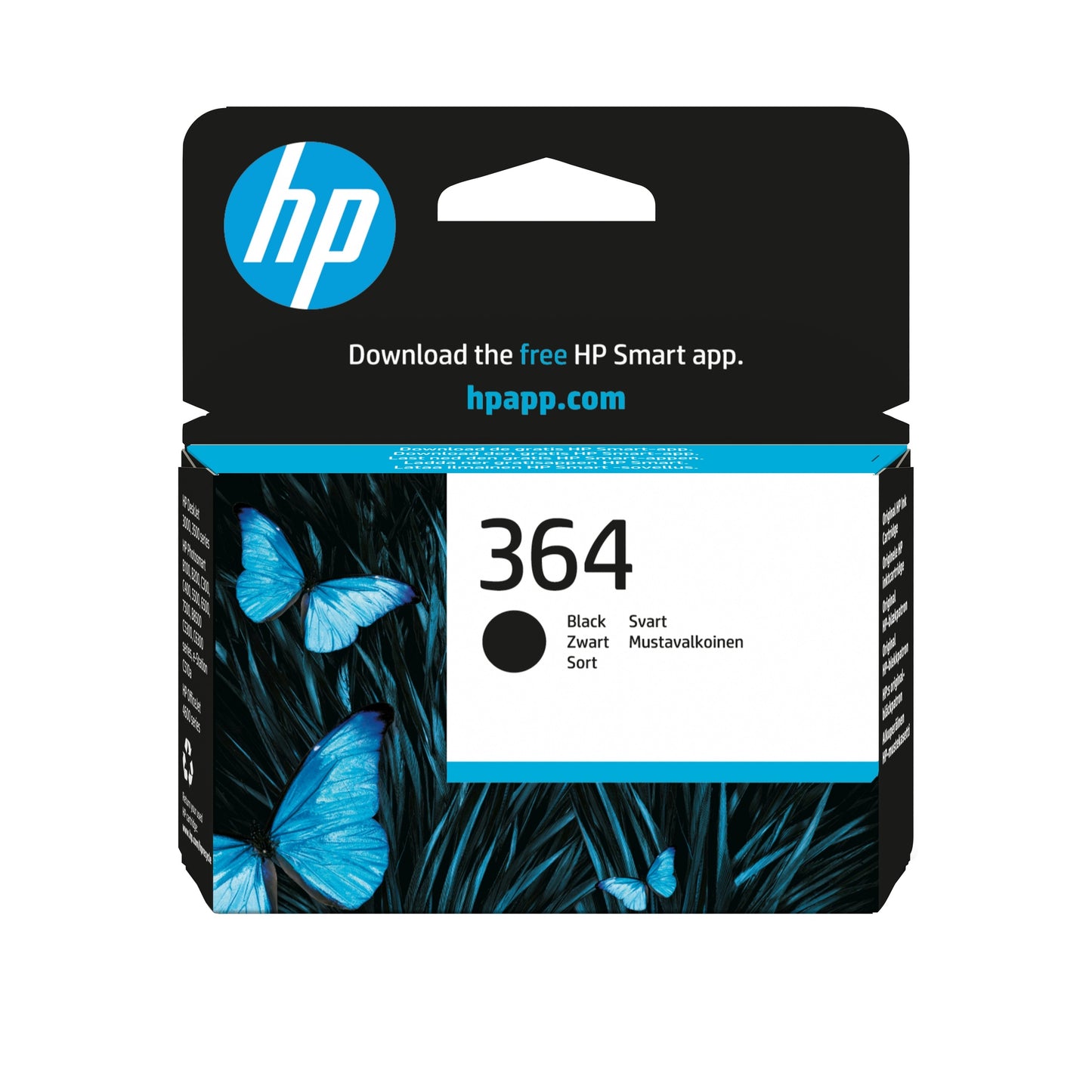 Tinta HP 364 Preto 6ml para Impressoras, 250 páginas HP