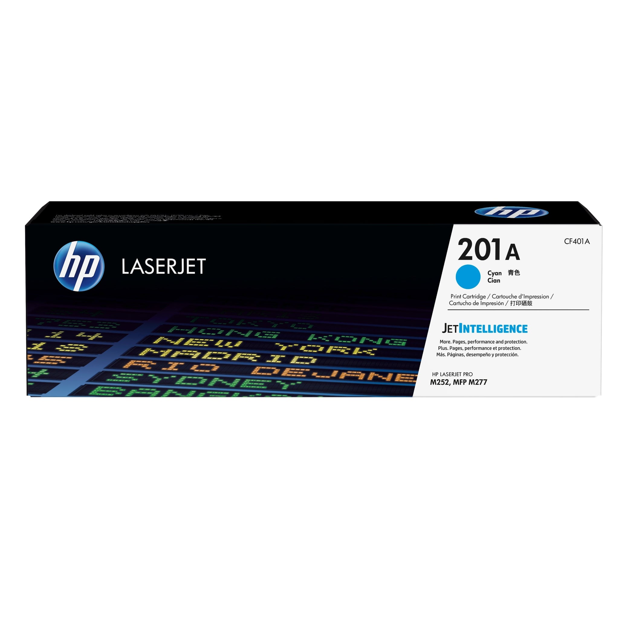 Toner Cyan HP 201A CF401A Original - Capacidade para 1.330 páginas