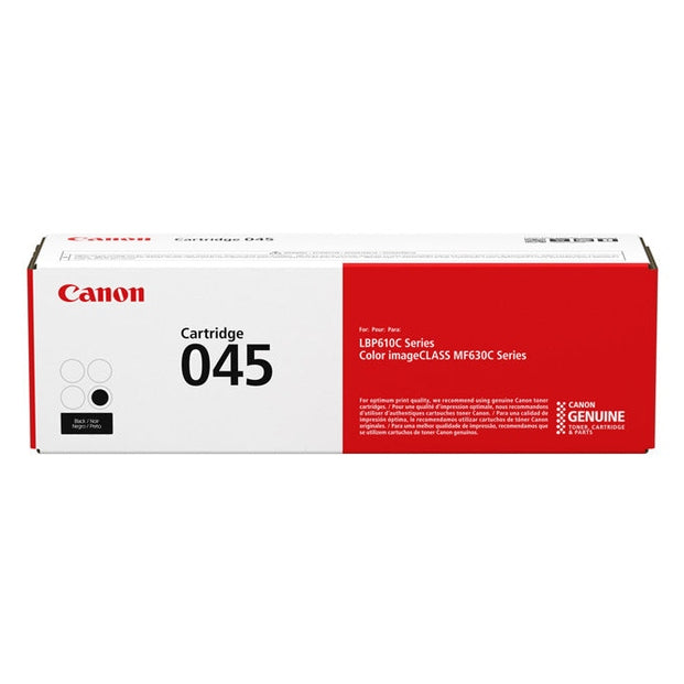 Toner Canon CRG 045 BK Preto para Impressoras LBP613Cdw, MF635Cx e mais Canon