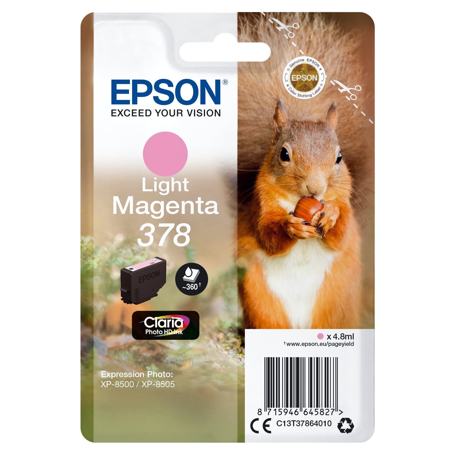 Tinteiro EPSON 378 Magenta Claro para XP-8500/8600/15000 Epson