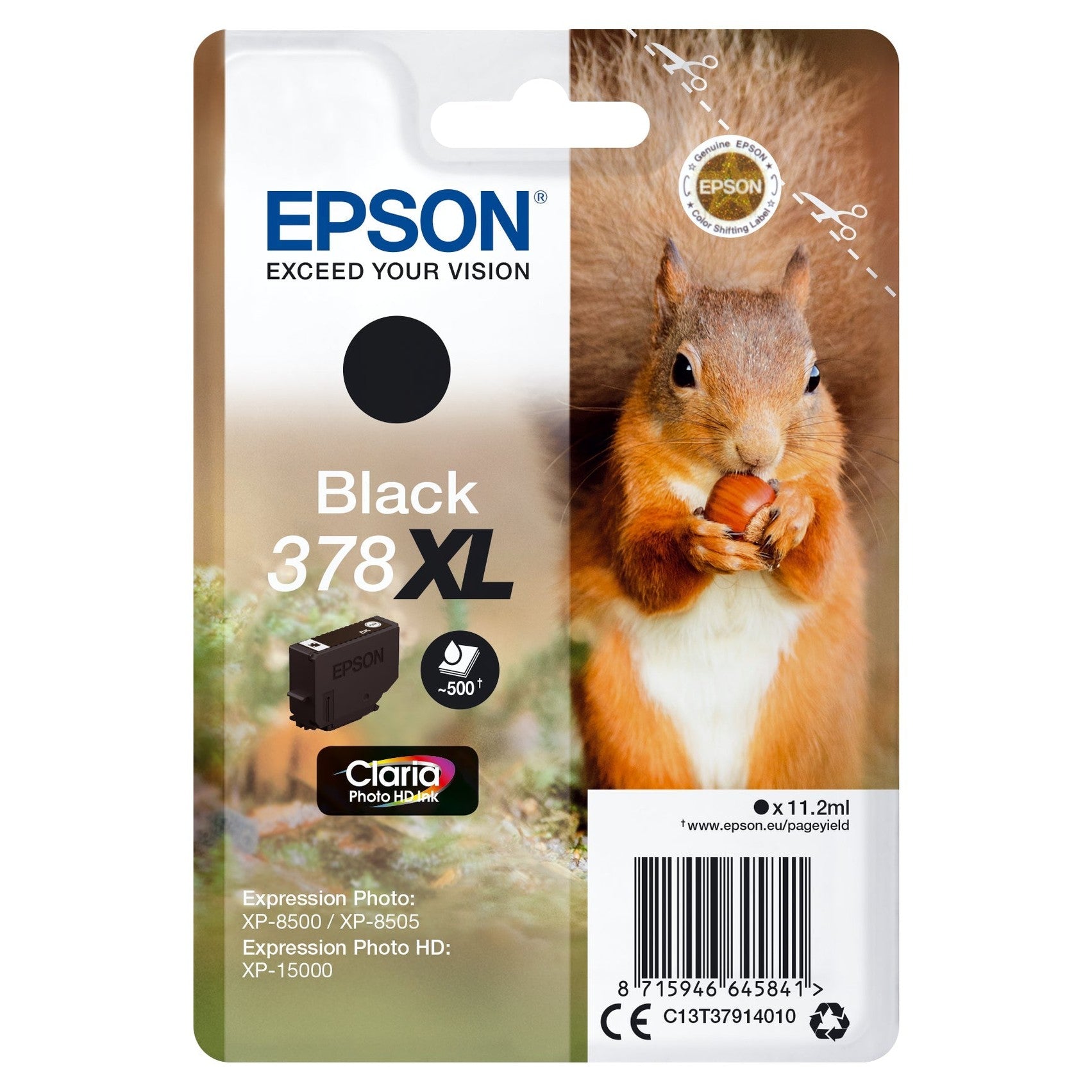 Tinteiro EPSON 378 Preto XL - Expression Photo XP-8500/8600/15000 Epson