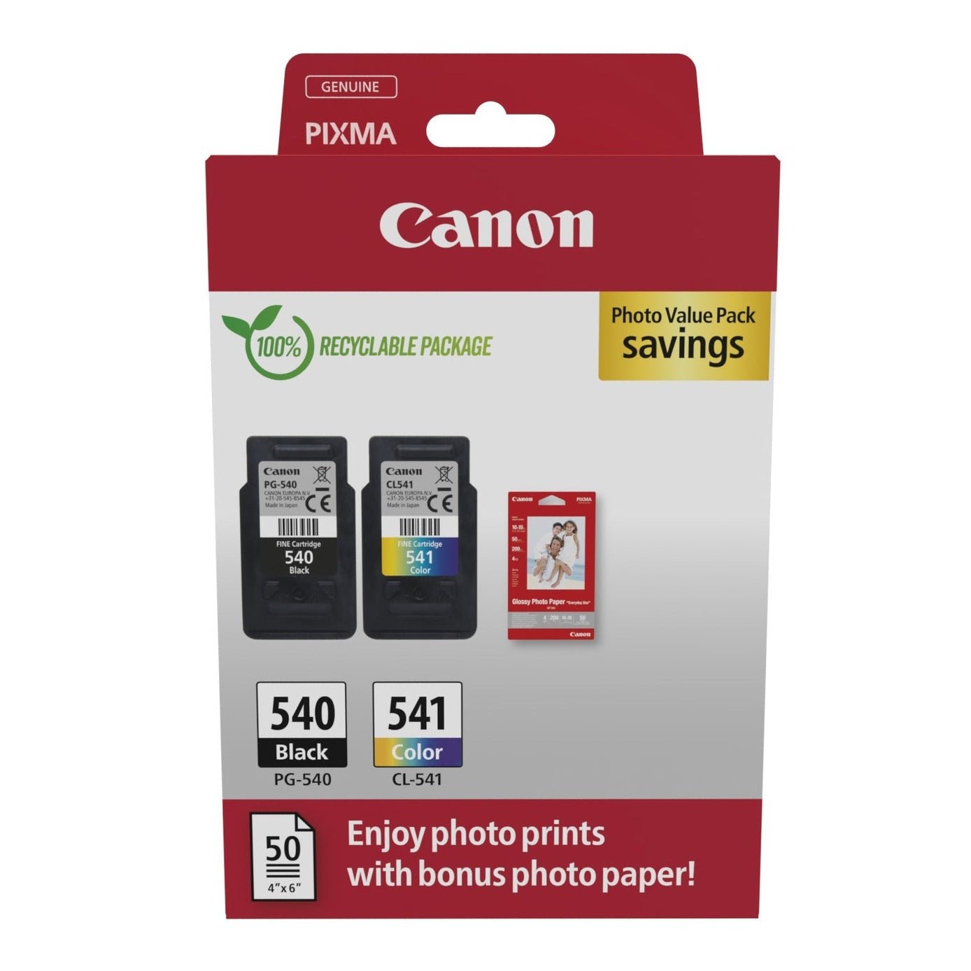 Cartucho de Tinta Canon PG-540/CL-541 – Alta Qualidade e Imbatível Canon