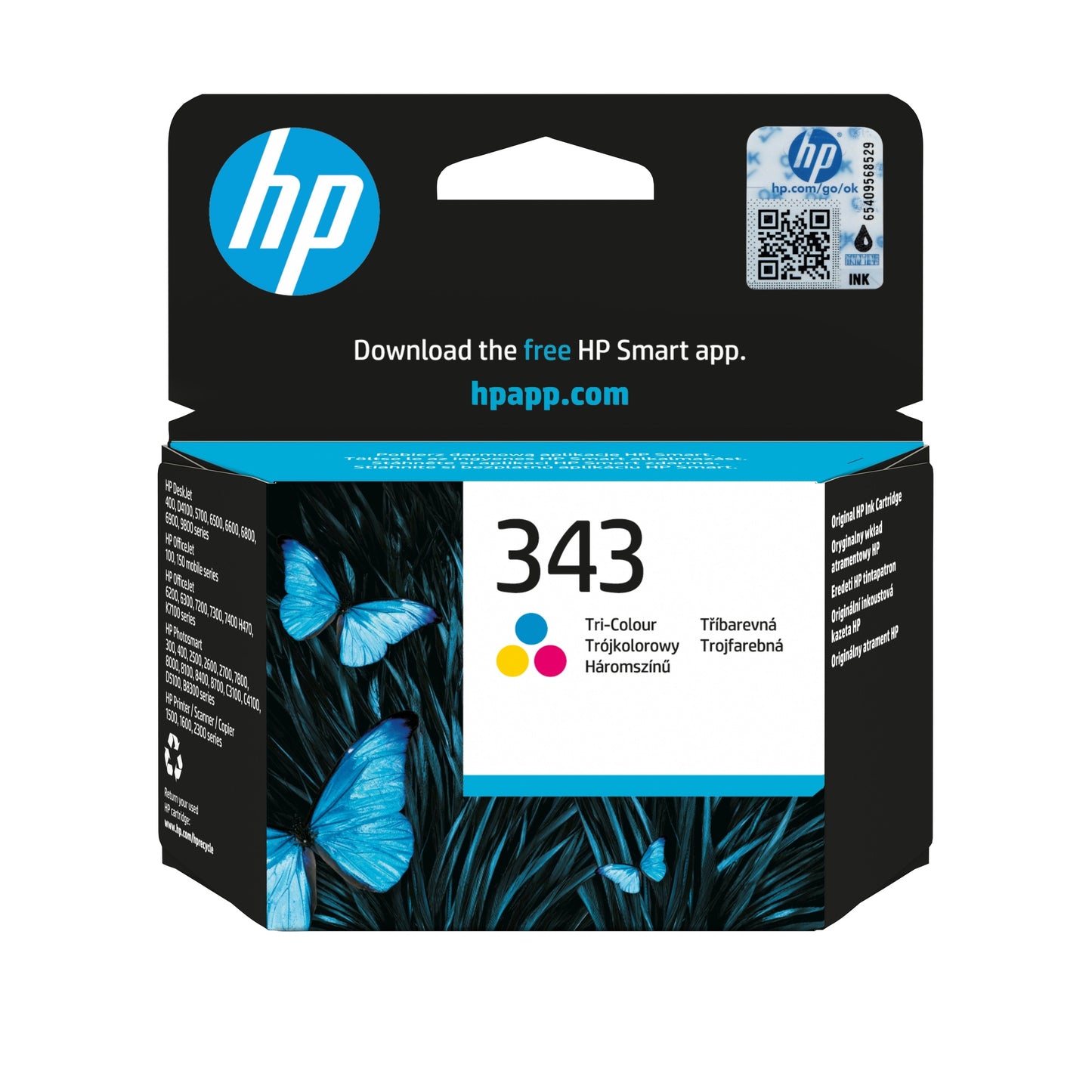 Tinta Original HP 343 Color C8766EE para Impressoras DJ5740, 6540, 6840 HP