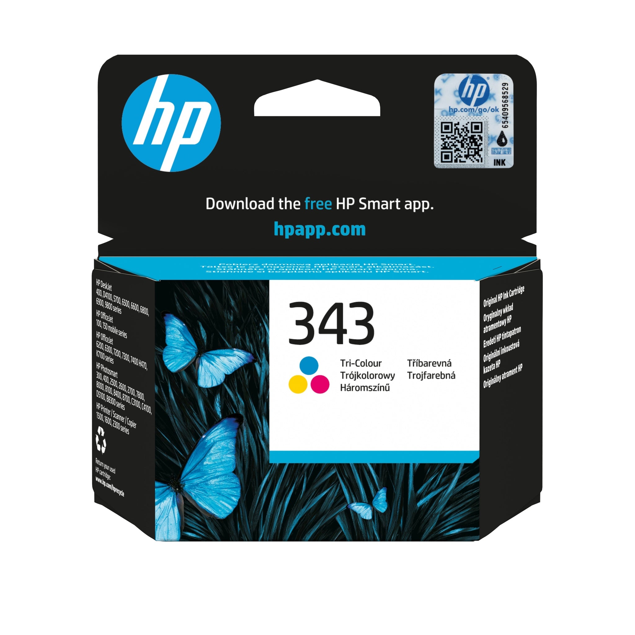 Tinta Original HP 343 Color C8766EE para Impressoras DJ5740, 6540, 6840 HP