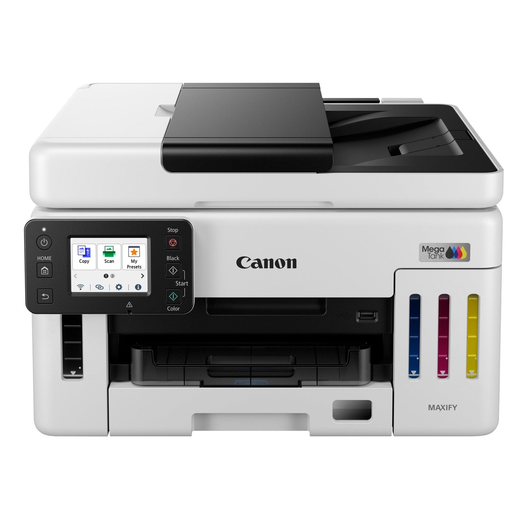 CANON MAXIFY GX6150 MegaTank MFP colour inkjet CISS Legal 216x356mm A4 24ipm Print 350sheets USB Wi-Fi LAN