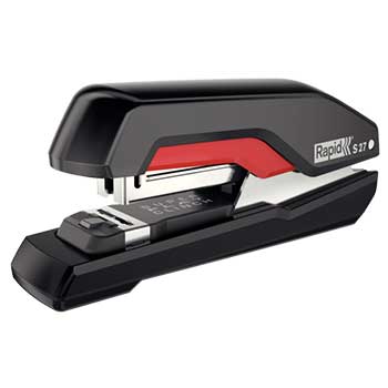 Bluepixel Equipamentos e Serviços Informáticos Lda | Agrafador Halfstrip 24/6 de 30 Folhas Rapid S27 Preto/Vermelho Rapid Agrafadores