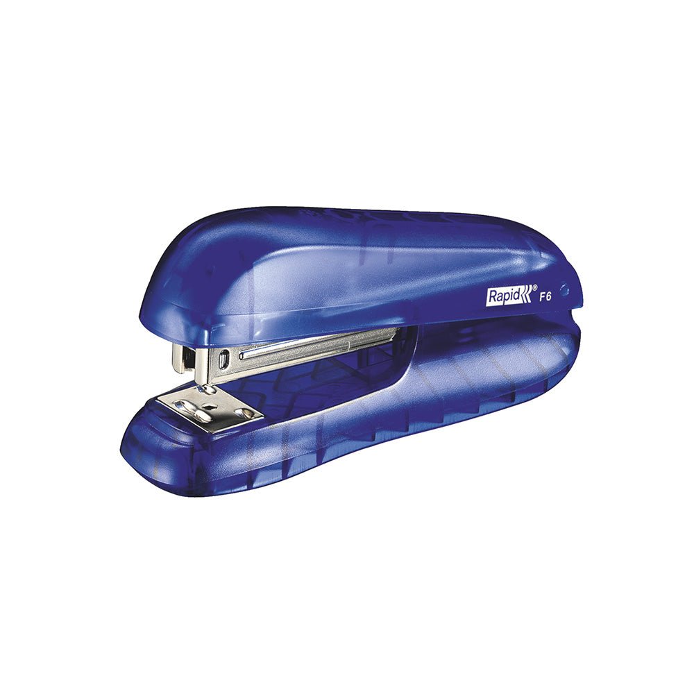 Bluepixel Equipamentos e Serviços Informáticos Lda | Agrafador Rapid F6 24/6 Azul, 20 Folhas — Ideal para Escritório Rapid Agrafadores