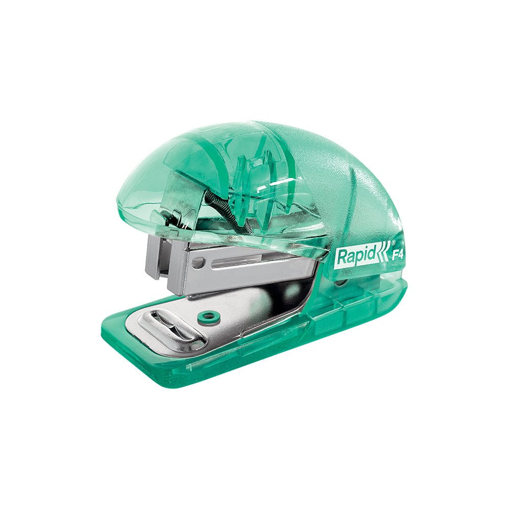Bluepixel Equipamentos e Serviços Informáticos Lda | Agrafador Rapid F4 24/6 para 10 Folhas - Verde Translúcido Rapid Agrafadores