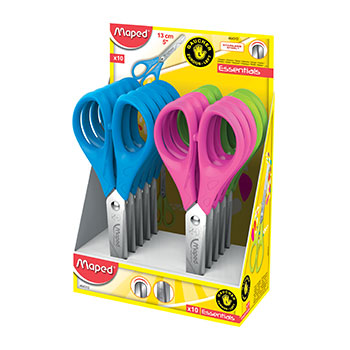 Tesoura 13cm Maped Pontas Redondas para Esquerdinos 1un
