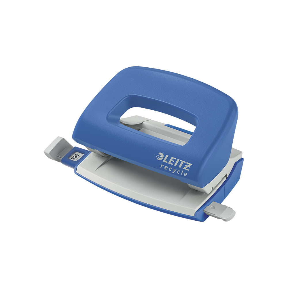 Bluepixel Equipamentos e Serviços Informáticos Lda | Furador Leitz Recycle Azul para 10 Folhas - Ferramenta de Papel Leitz Furadores