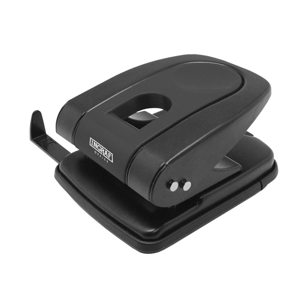 Bluepixel Equipamentos e Serviços Informáticos Lda | Furador de 35 Folhas Preto com Guia — Trabalho Profissional Outros Furadores