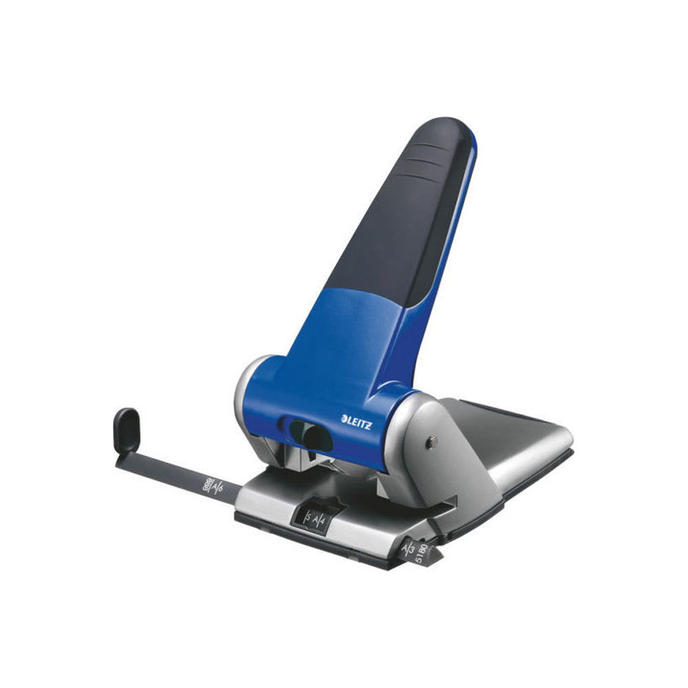Bluepixel Equipamentos e Serviços Informáticos Lda | Furador Leitz 63 Folhas Azul – Alta Capacidade e Precisão Leitz Furadores