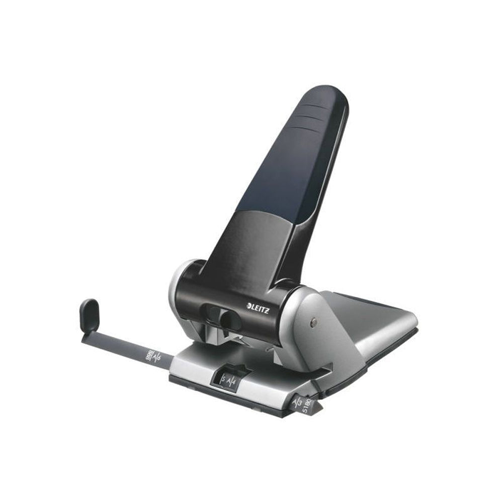 Bluepixel Equipamentos e Serviços Informáticos Lda | Furador Leitz 63 Folhas 5180 Preto - Ferramenta de Encadernação Leitz Furadores