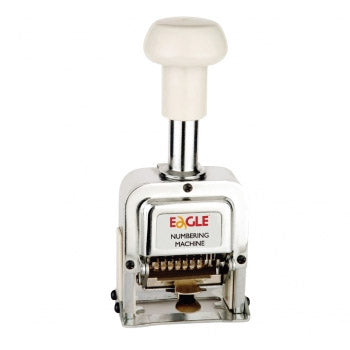 Bluepixel Equipamentos e Serviços Informáticos Lda | Numerador Sequencial Metálico Eagle com 07 Rodas — Ideal para Organização Eagle Numeradores