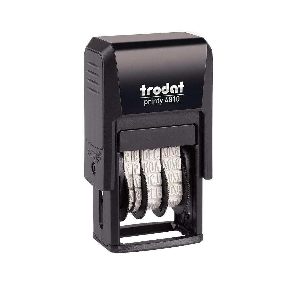 Bluepixel Equipamentos e Serviços Informáticos Lda | Datador Autotintável 03,8x21mm Trodat 4810 | Carimbo Durável Trodat Datadores