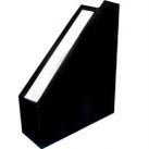Bluepixel Equipamentos e Serviços Informáticos Lda | Porta Revistas Preto 30x25x8cm — Organizadores de Papelaria Neutral Porta Revistas
