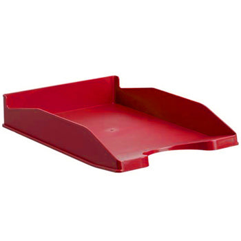 Bluepixel Equipamentos e Serviços Informáticos Lda | Tabuleiro para Secretária Opaco Vermelho | Organizze seu Espaço Neutral Tabuleiros