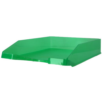 Bluepixel Equipamentos e Serviços Informáticos Lda | Tabuleiro para Secretária Transparente Verde | Organizze Sua Mesa Neutral Tabuleiros