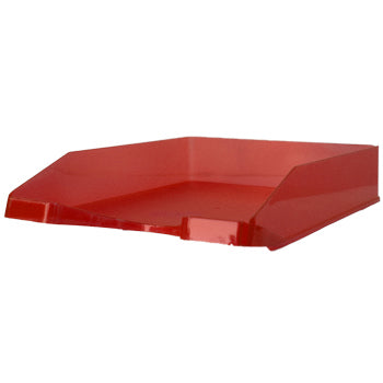 Bluepixel Equipamentos e Serviços Informáticos Lda | Tabuleiro de Secretária Transparente Vermelho para Escritório Neutral Tabuleiros